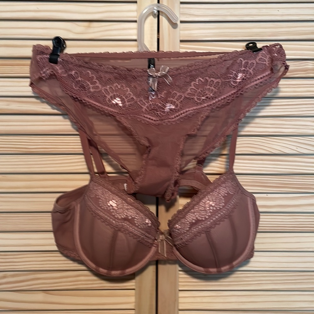 Adore Me Push-up Bra and Panties